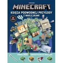 Minecraft księga podwodnej przygody z naklejkami Harperkids