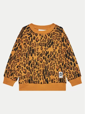 Mini Rodini Bluza Basic Leopard 1000014413 Brązowy Regular Fit MINI RODINI