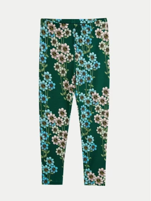 Mini Rodini Legginsy Daisys 2473011775 Zielony Slim Fit MINI RODINI