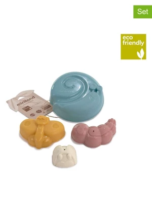 Miniland 4-częściowy zestaw foremek w różnych kolorach do piasku - 18 m+ rozmiar: onesize