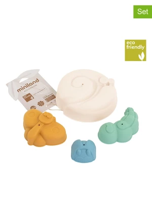 Miniland 4-częściowy zestaw foremek w różnych kolorach do piasku - 18 m+ rozmiar: onesize