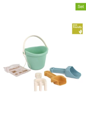 Miniland 4-częściowy zestaw zabawek w różnych kolorach do piasku - 18 m+ rozmiar: onesize