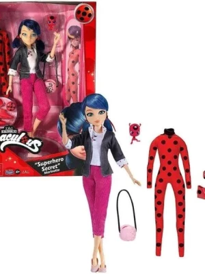 MIRACULOUS BIEDRONKA I CZARNY KOT MARINETTE LALKA STRÓJ BIEDRONKI AKCESORIA