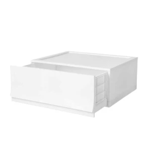 Modułowy pojemnik Wave Snow bez kółek 54,6 x 43,4x 22 cm, szeroki - 1 szuflada Phoenix