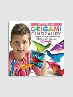 "Moje pierwsze origami. Dinozaury" książka z zadaniami i modelami do złożenia Siedmioróg