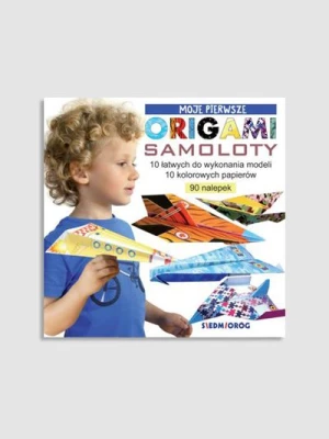 "Moje pierwsze origami. Samoloty" książka z zadaniami i modelami do złożenia Siedmioróg