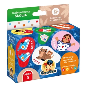 Moje pierwsze słowa. Książeczka na kółeczku dla dzieci 12 miesięcy Czuczu Moje pierwsze słowa. Książeczka na kółeczku dla dzieci 12 miesięcy Czuczu