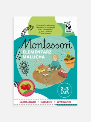 "Montessori. Elementarz malucha" książka z zadaniami i naklejkami EDGARD