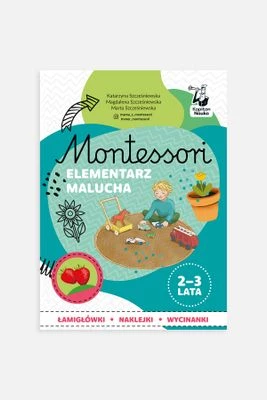 "Montessori. Elementarz malucha" książka z zadaniami i naklejkami EDGARD