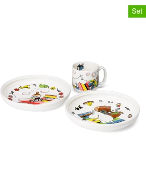 Moomin 2-częściowy zestaw "Moomintroll" w kolorze białym ze wzorem rozmiar: onesize