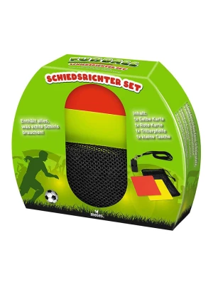 moses. Zestaw sędziowski "Football" w kolorze czerwono-żółto-czarnym dla dzieci - 6+ rozmiar: onesize