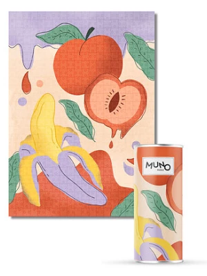 Muno Puzzle Fruity by Ola Kryngiert 500 el. w ozdobnej tubie MUNO puzzle