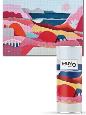 Muno Puzzle Myland by Magdalena Magiera 2000 el. w ozdobnej tubie MUNO puzzle