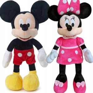 ﻿MYSZKA MIKI + MINNIE ZESTAW MASKOTEK PRZYTULANKA MINI + MICKEY DUŻE