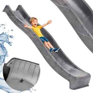 NAJDŁUŻSZA zjeżdżalnia ślizg 3m trzymetrowy szary Wodna dla dzieci
