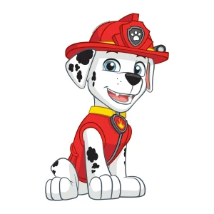 Naklejka 3D Paw Patrol Marshall, 14 x 20 cm 4-Home