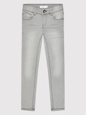NAME IT Jeansy Polly 13197308 Szary Skinny Fit