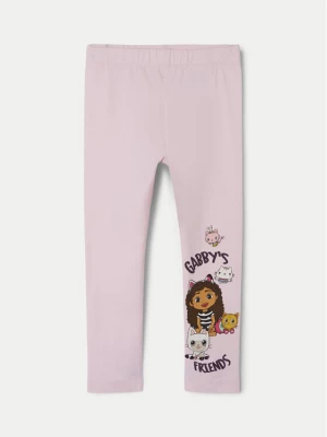 NAME IT Legginsy GABBY 13231883 Różowy Slim Fit