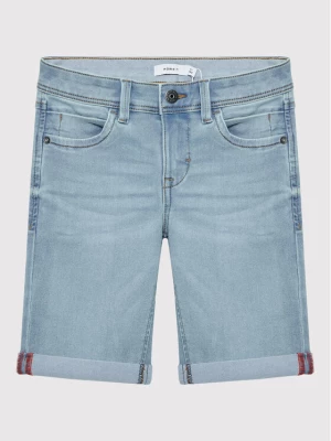 NAME IT Szorty jeansowe 13150022 Niebieski Slim Fit