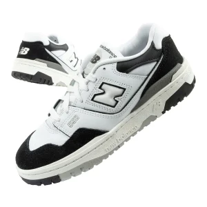 New Balance 550 buty sportowe młodzieżowe sneakersy skórzane modne czarne b