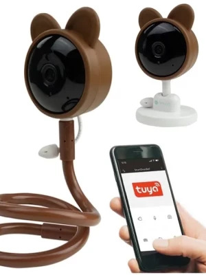 Niania Elektroniczna Kamera Miś sterowanie WiFi Aplikacja TUYA 2x Uchwyty Niania Elektroniczna Kamera Miś sterowanie WiFi Aplikacja TUYA 2x Uchwyty