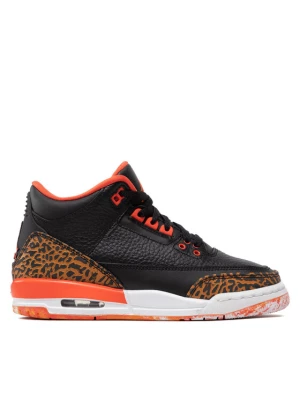 Nike Sneakersy Air Jordan 3 Retro (Gs) 441140 088 Czarny