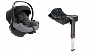 ﻿NOWOŚĆ 2024 FOTELIK AVIONAUT 0-13 COSMO SMART GREY + Baza isofix DOCK 2