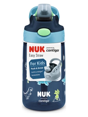 NUK Bidon "Easy Straw Cup - Dinos" w kolorze granatowym - 420 ml rozmiar: onesize