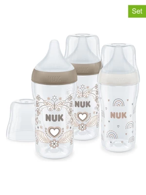 NUK Butelki (3 szt.) "Perfect Match" w kolorze beżowym rozmiar: onesize
