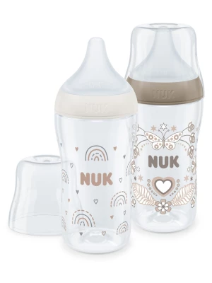 NUK Butelki dziecięce (2 szt.) "Perfect Match" w kolorze beżowym rozmiar: onesize