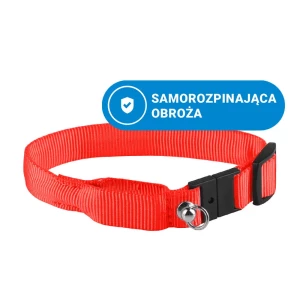 Obroża samorozpinająca dla zwierzaka Pomarańczowy