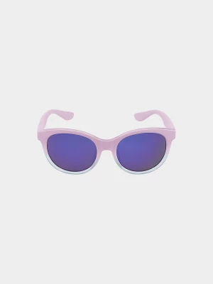 Okulary przeciwsłoneczne z multibarwną powłoką dziewczęce 4F JUNIOR