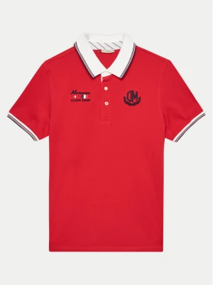 Original Marines Polo DEP2102B Czerwony Regular Fit