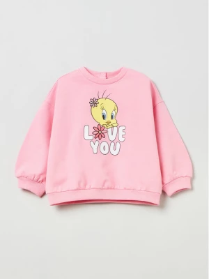 OVS Bluza LOONEY TUNES 1698489 Różowy Regular Fit