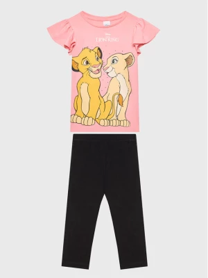 OVS Komplet t-shirt i spodenki 1764515 Różowy Regular Fit