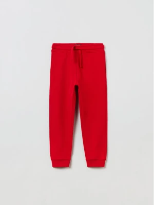 OVS Spodnie dresowe 1833896 Czerwony Regular Fit