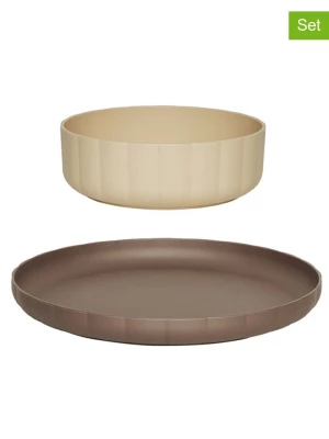 OYOY mini 2-częściowy zestaw "Pullo" w kolorze jasnobrązowo-beżowym rozmiar: onesize