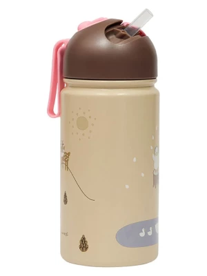 OYOY mini Butelka termiczna "Friends in the Forest" w kolorze kremowym - 360 ml rozmiar: onesize OYOY mini Butelka termiczna "Friends in the Forest" w kolorze kremowym - 360 ml rozmiar: onesize