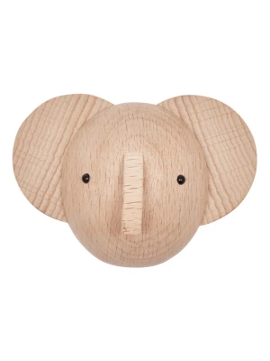 OYOY mini Haczyk "Elephant" w kolorze jasnobrązowym na ubrania rozmiar: onesize
