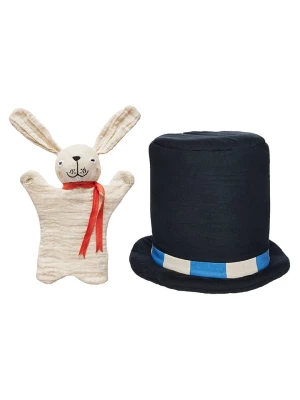 OYOY mini Maskotka "Magic Hat & Rabbit" w kolorze czarno-białym - 3+ rozmiar: onesize
