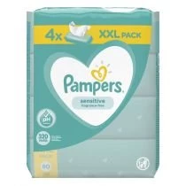 Pampers Chusteczki nawilżane Sensitive bezzapachowe 4 x 80 szt.