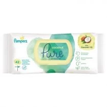 Pampers Coconut Pure Chusteczki nawilżające dla dzieci 42 szt.