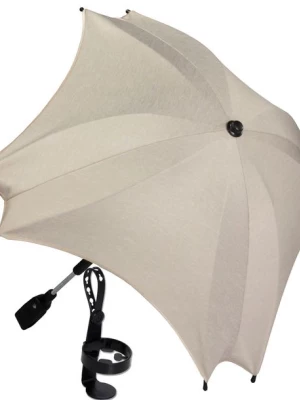 PARASOL z metalową STABILNĄ rączką tkanina melanż+UCHWYT na kubek FILTRUV