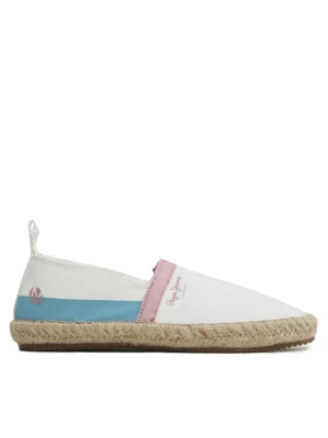 Pepe Jeans Espadryle Tourist Camp G PGS10171 Biały