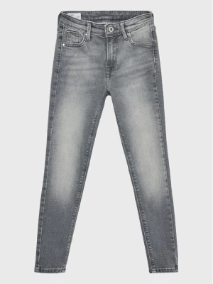 Pepe Jeans Jeansy Pixlette PG201542 Szary Skinny Fit