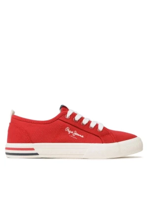 Pepe Jeans Sneakersy Brady Basic Boy PBS30549 Czerwony