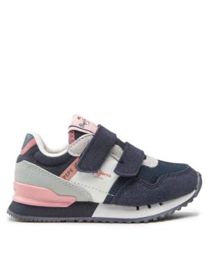Pepe Jeans Sneakersy London One On Gk PGS30557 Granatowy