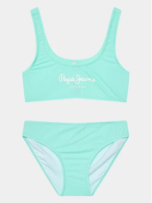 Pepe Jeans Strój kąpielowy Pepe Sc Bikini Set PGB10406 Niebieski