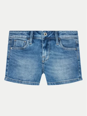 Pepe Jeans Szorty jeansowe Slim Short Jr PG800860MP0 Niebieski Slim Fit