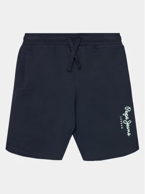 Pepe Jeans Szorty sportowe New Eddie Short PB800787 Granatowy Regular Fit